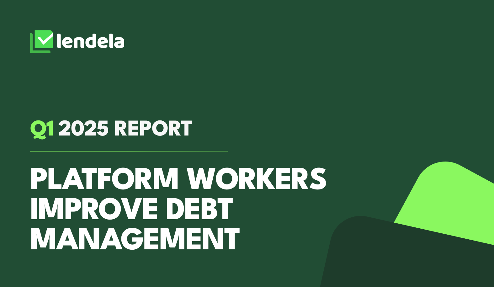 Platform workers improve debt management despite rising costs