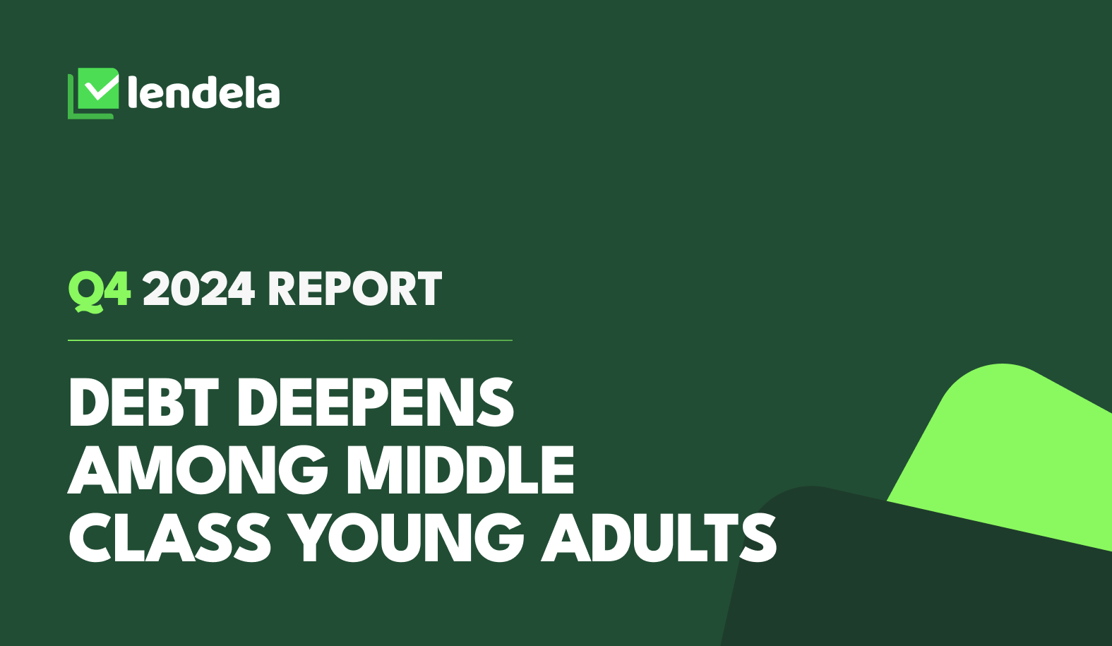 Debt deepens among middle class young adults