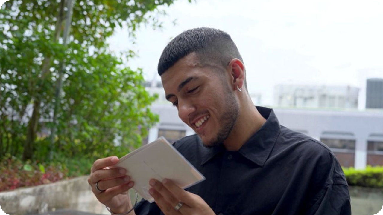 Customer testimonial video